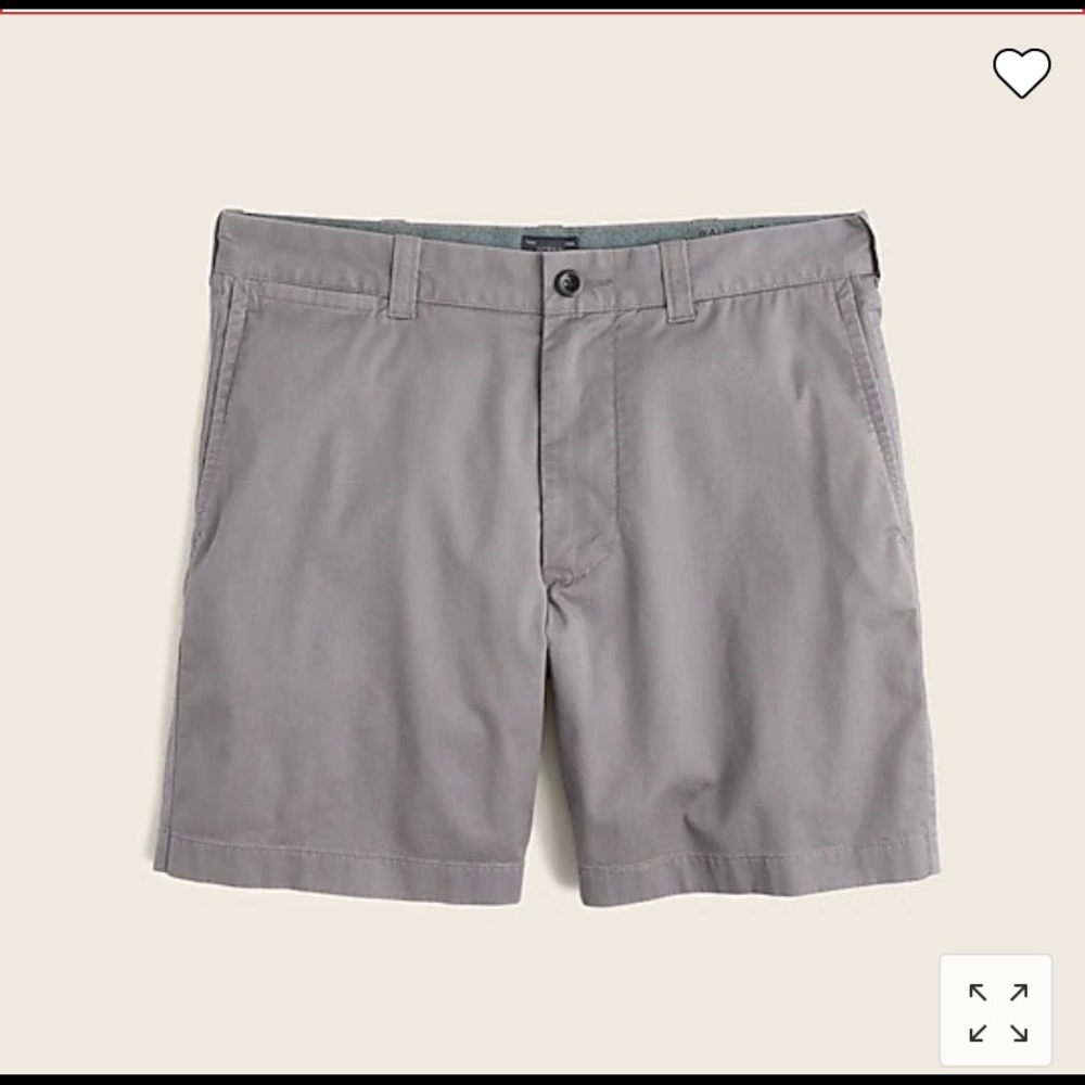 NWT J Crew 7” Stretch Chino Shorts